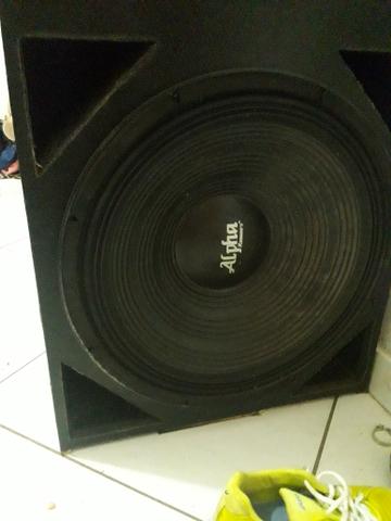 Vendo alto falante de 18 da alpha 400$ reais - Foto 3