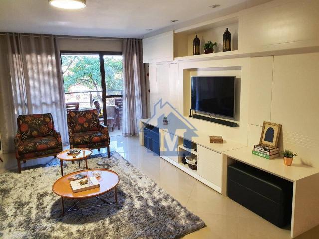 Lindo Apartamento Semimobiliado, 2 Suítes e 1 Quarto, Sacada Gourmet, no Centro! - Foto 3