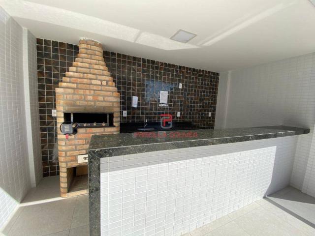 Apartamento novo, 2 quartos, andar alto, varanda gourmet e 2 vagas de garagem - Foto 5