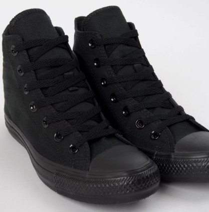 tênis converse chuck taylor all star monochrome hi preto