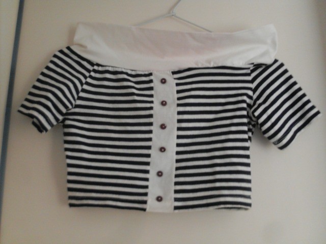 Blusa navy ombro curta - Foto 2