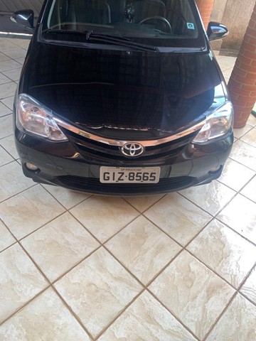 ETHIOS 1.5 XLS 2015/2016 80000KM , COR PRETA, TOP DE LINHA
