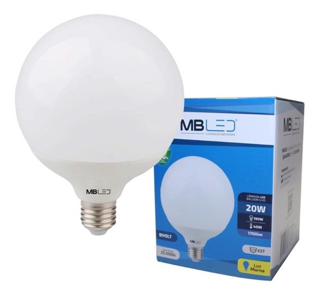 Lâmpada Balloon Led G120