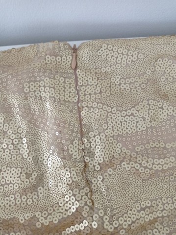 Mini saia patê dourado CARNAVAL - Foto 3