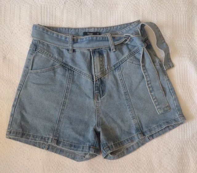 Bermuda jeans feminino Mamô 