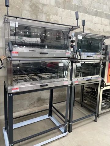 FORNO DE GUILHOTINA A GÁS UMA CÂMARA 80X60X25 FR/LAT AÇO INOX - METALMAQ  - Foto 4