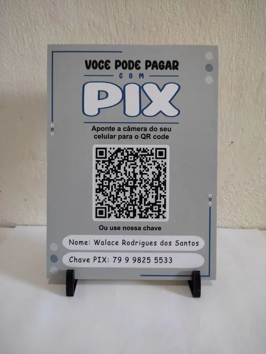 Plaquinha pix - Foto 2