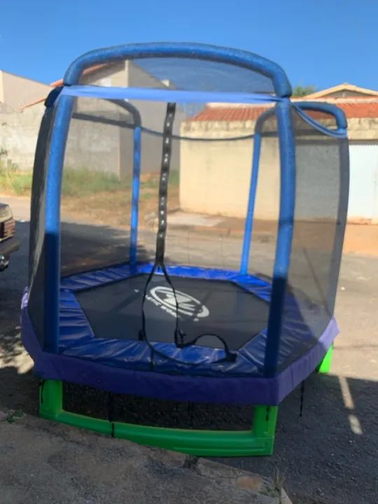 Trampolim pula pula cama elástica  - Foto 4