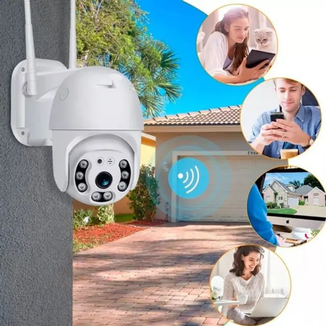 Câmera wifi sol e chuva Entregamos com Garantia 