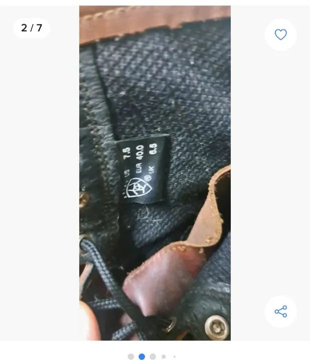 Bota ariat competitor ( importada ) - Foto 5