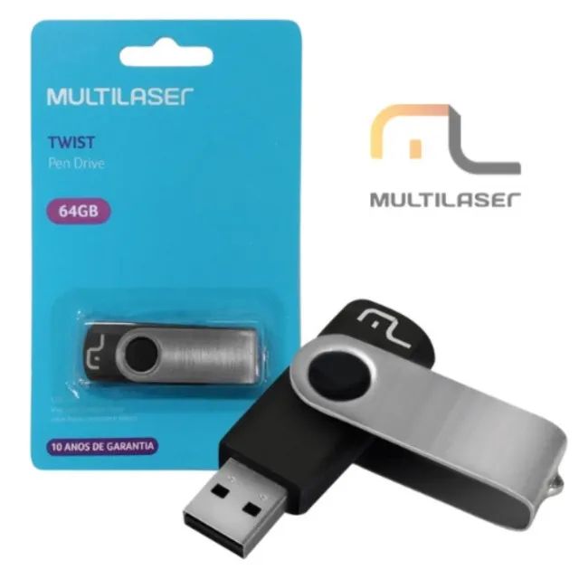 Pen drive Multilaser 32GB = 40,00 / 64GB = 65,00 - Foto 3