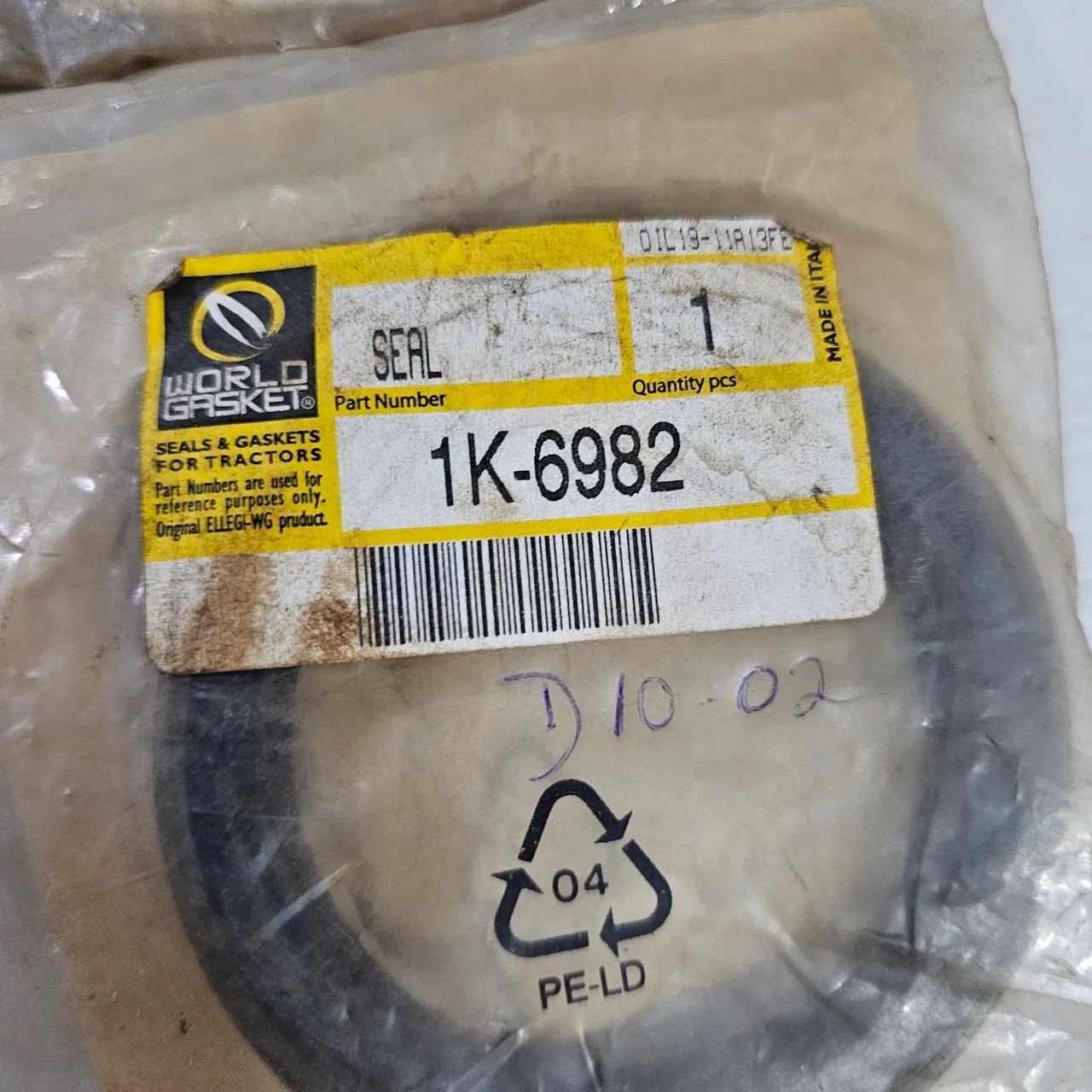 Caminhão fora estrada motoniveladora caterpillar retentor cilindro novo 1K6982 - Foto 3