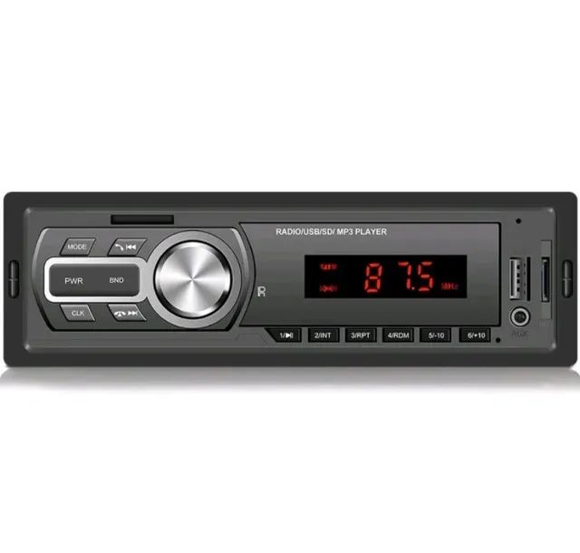 Som para Carro 1 Din usb FM Auxiliar SD card - Foto 5