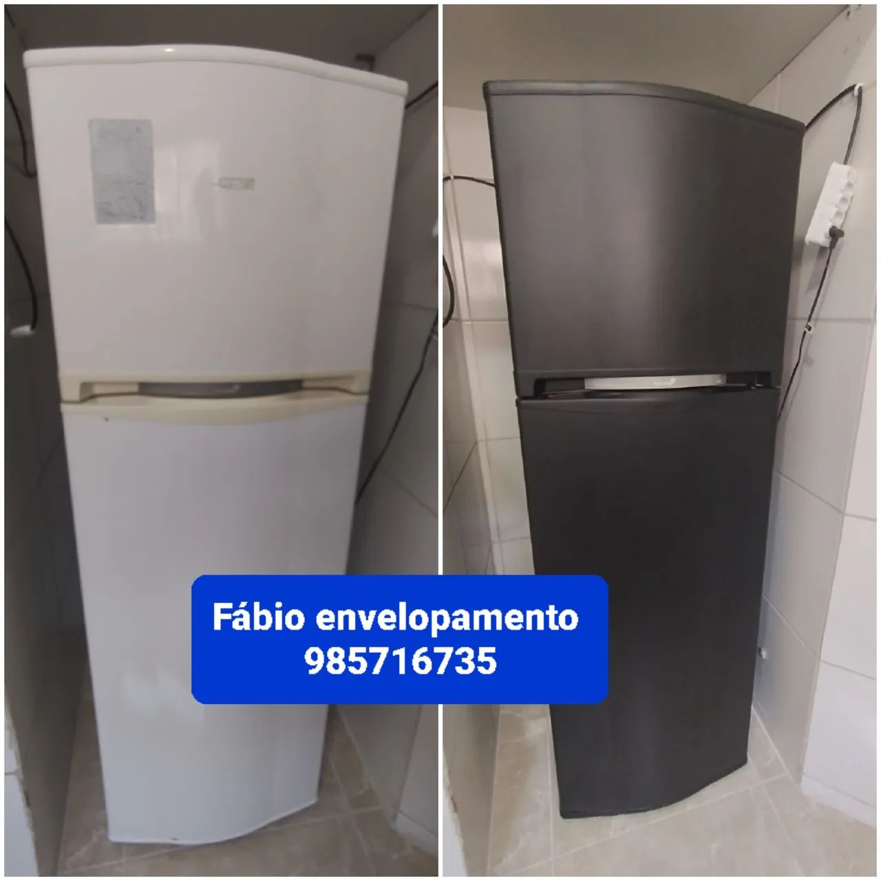 Renovando sua geladeira com envelopamento profissional  - Foto 3