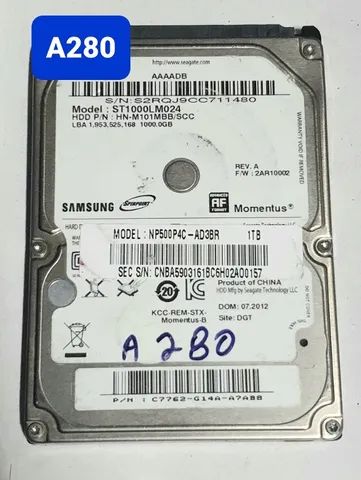Placa Logica HD 1 Tb St1000lm024 - Cod: A280-2