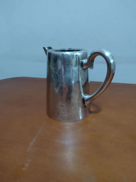 Leiteira em metal prateado fracalanza - Foto 2