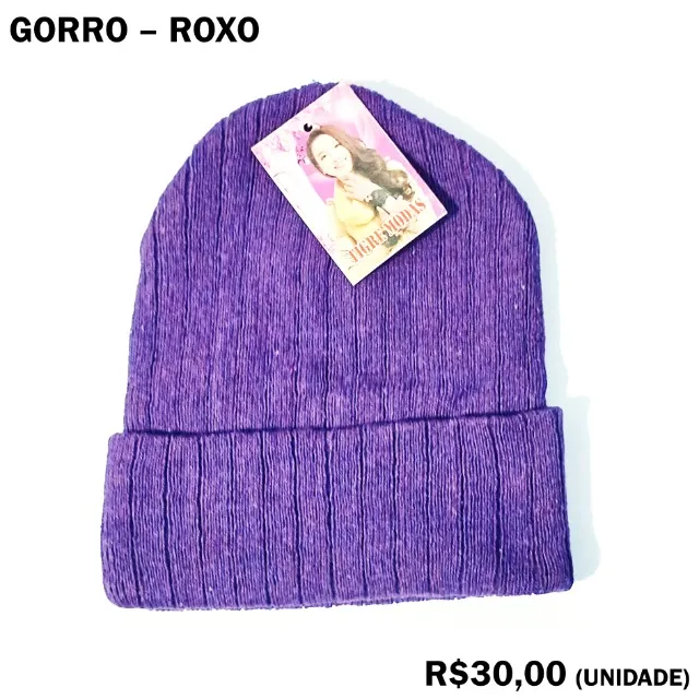 Gorro de Frio Roxo