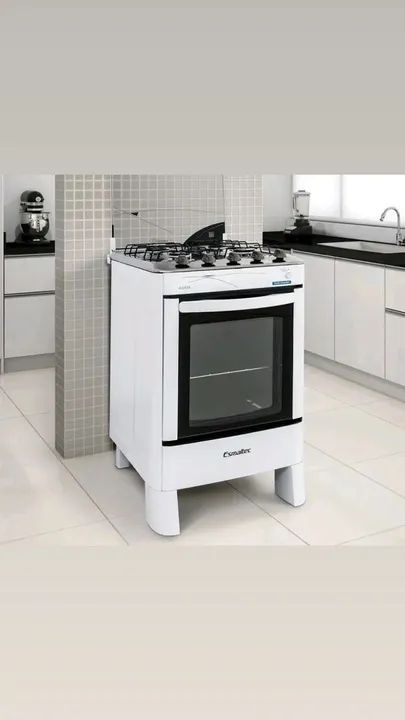 Fogão 4 Bocas Esmaltec Branco automático Novo - Foto 2