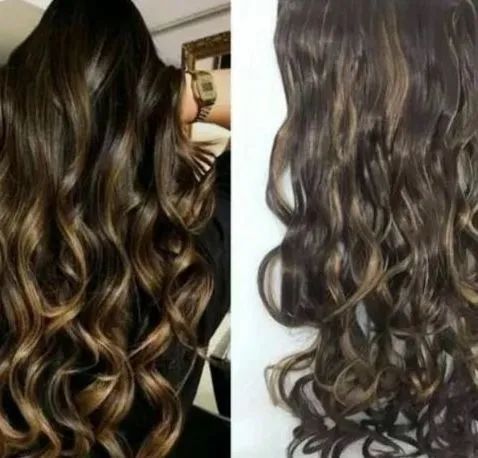 apliques para cabelos disponíveis 