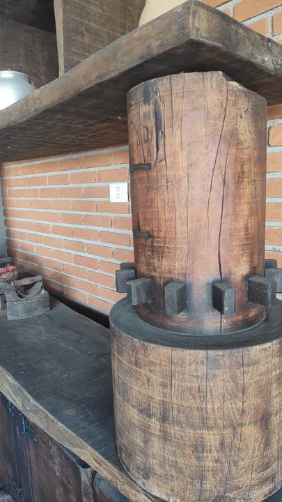 Estante madeira antiga  - Foto 3