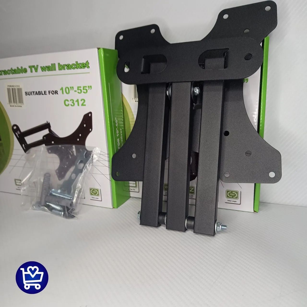 Suporte de Parede para TV Retrátil 10''-55'' C312 - Foto 4