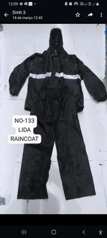 Capa de chuva para motoqueiro No133 lida