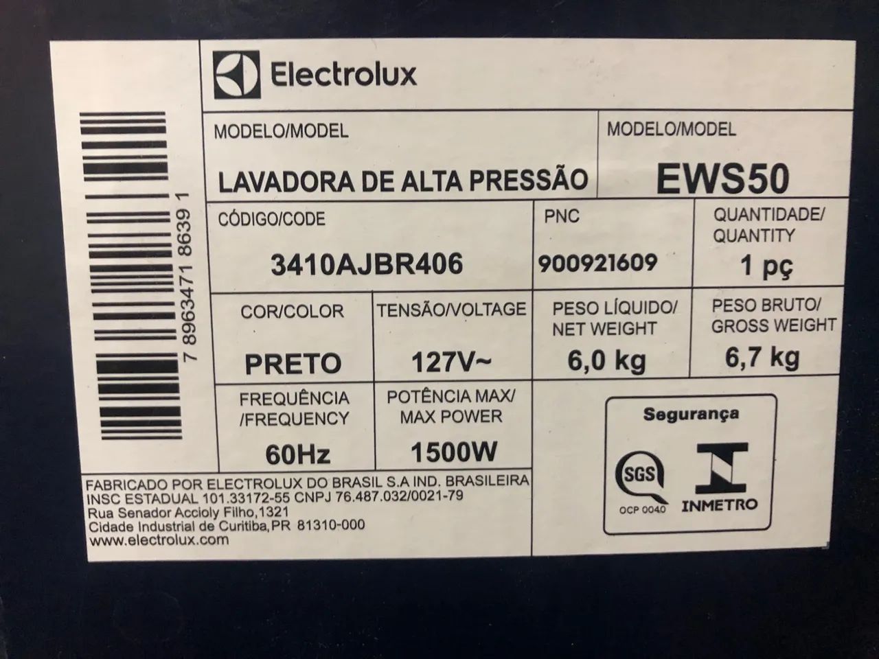 Lavadora de Alta Pressão Electrolux - Foto 5