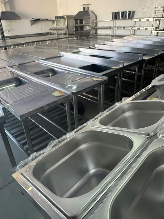 Mesas inox._ Fabricação em BSB. - Foto 6