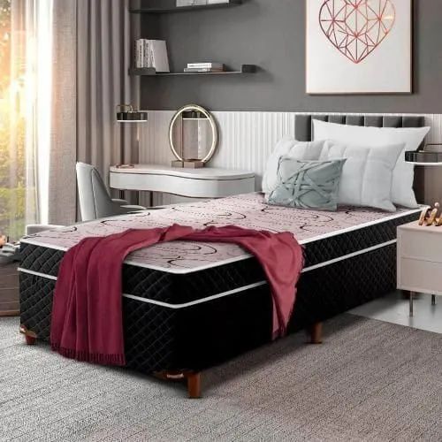 Cama Box Solteiro Novo direto de fabrica  - Foto 2