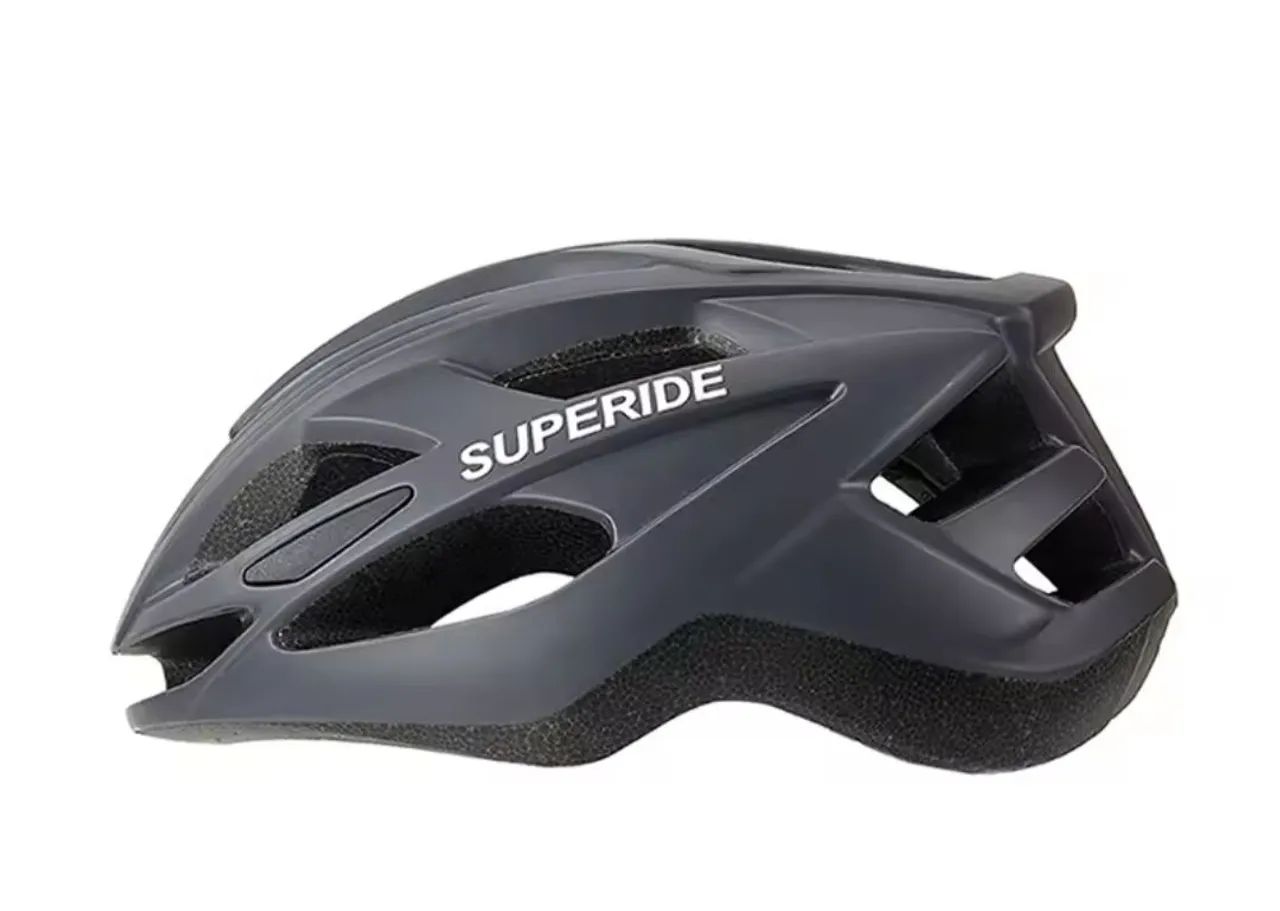 Capacete de Bicicleta Super Ride - Cinza - Foto 2