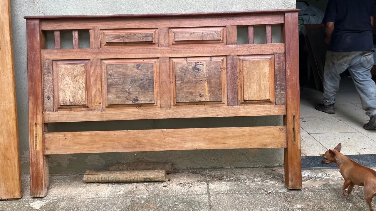 Cama de Madeira com colchão - Foto 4