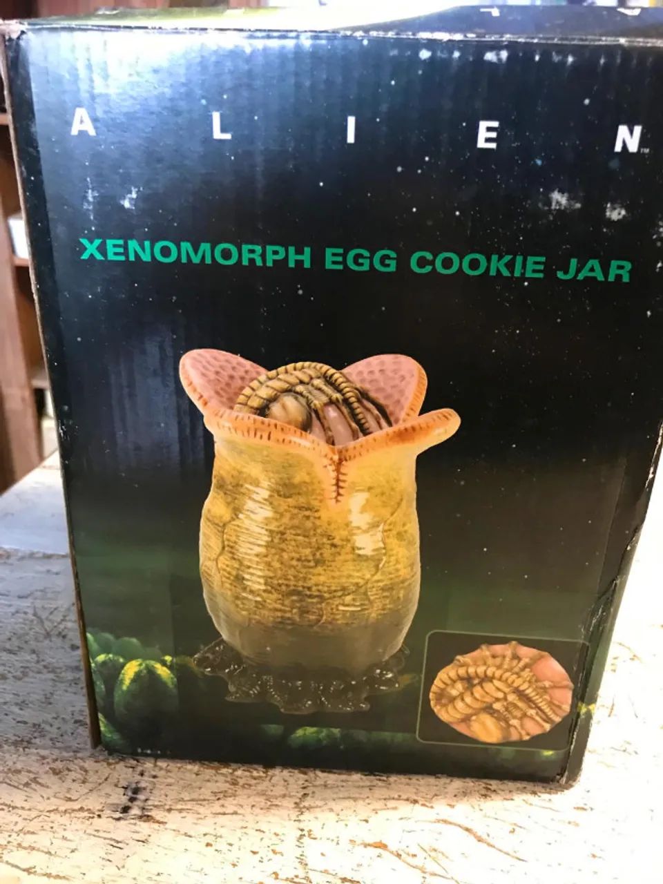 Pote de biscoitos Alien HR Giger original licenciado - Foto 4