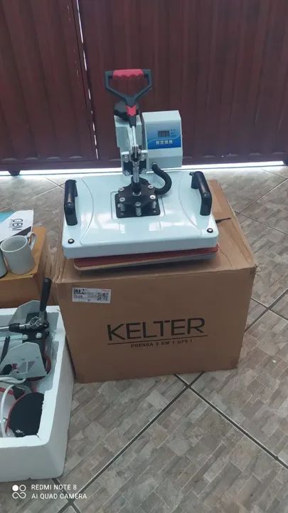Prensa kelter 9x1 para sublimação (canecas, camisa, etc)