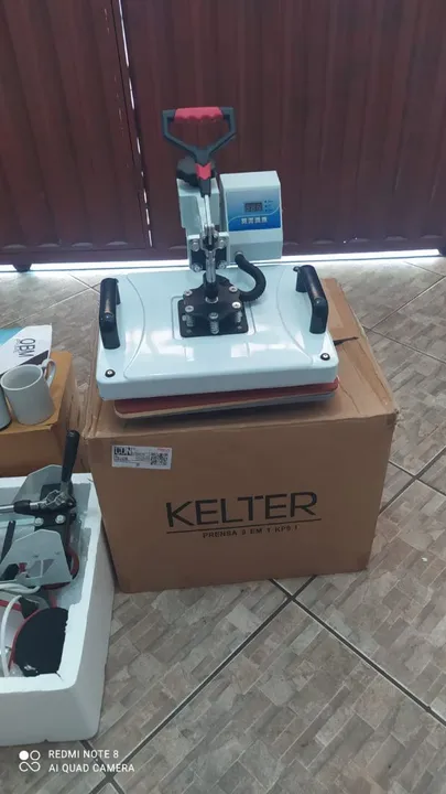 Prensa kelter 9x1 para sublimação (canecas, camisa, etc)