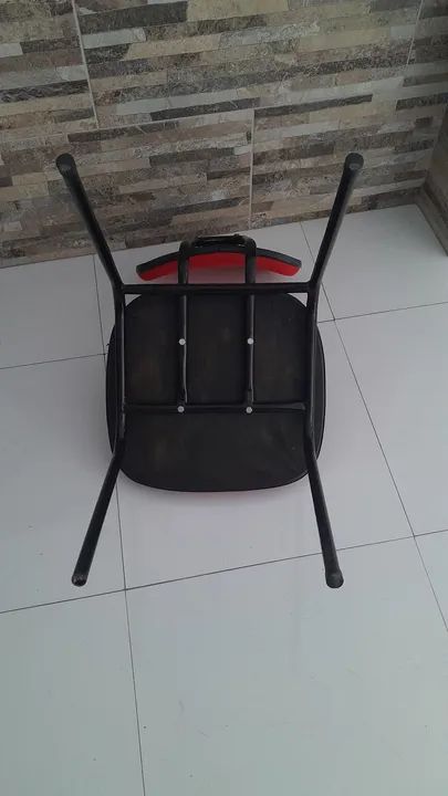 Cadeira de Escritório Vermelha - Foto 3