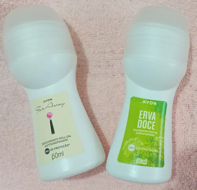 2 desodorantes Avon por 12,00