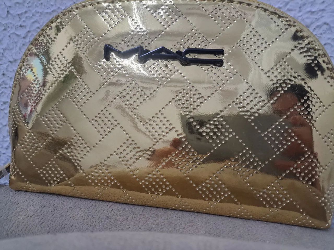 Necessaire MAC Dourada - Foto 2