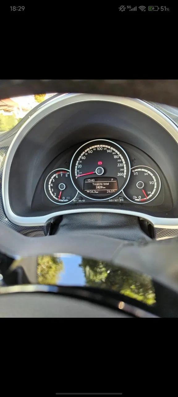 Fusca com apenas 2400 km rodados , com plástico de fábrica, carro impecável  - Foto 5