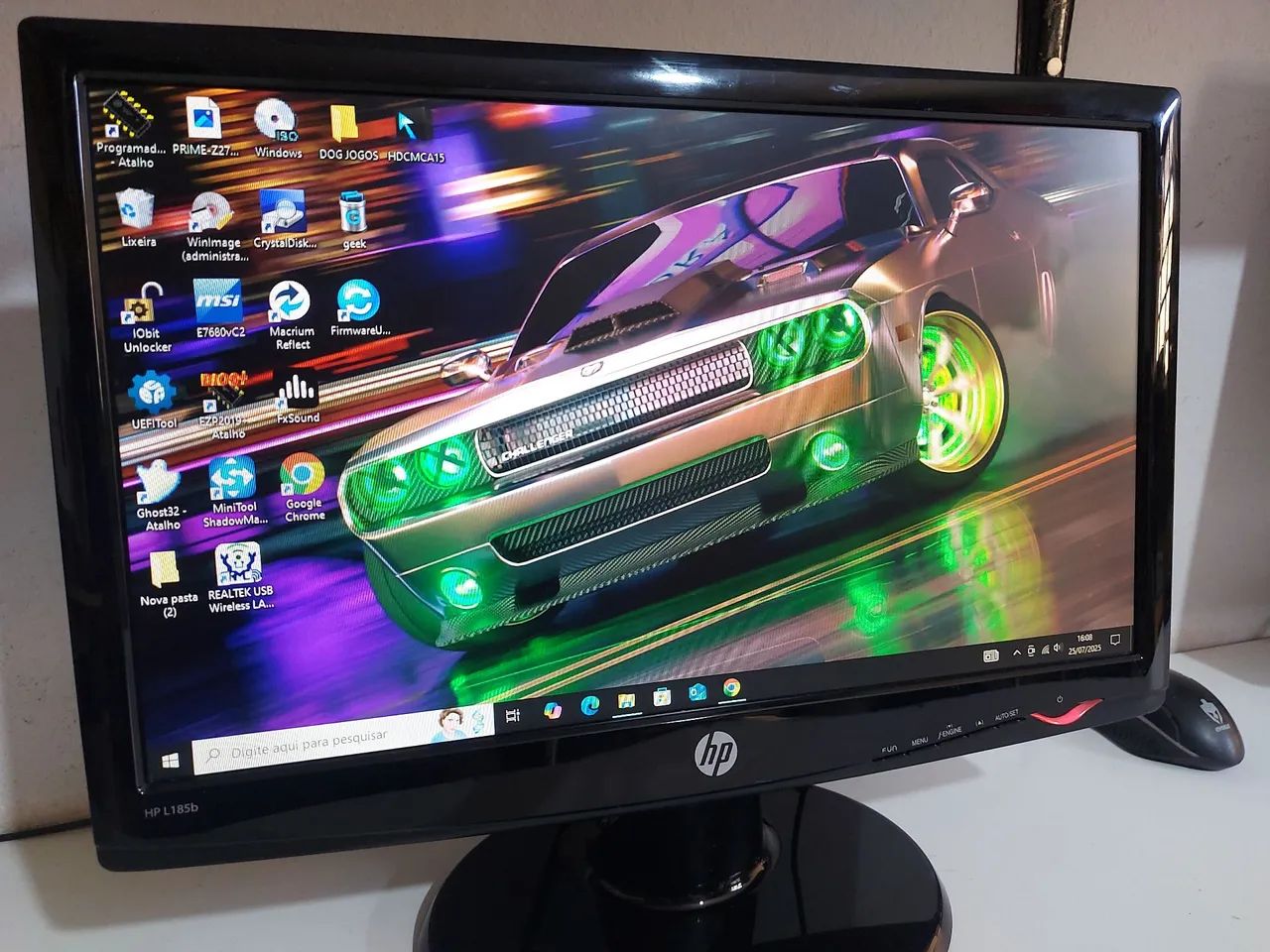 Monitor HP 19 polegadas widescreen. Novinho  - Foto 2