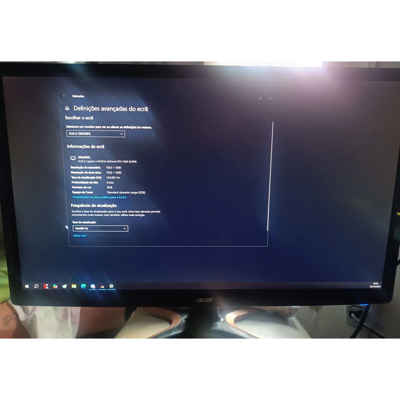 Monitor 144hz Acer 64396507097347121