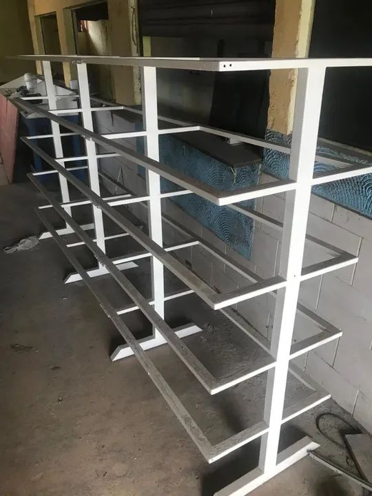 Prateleira de aço para loja reforçada