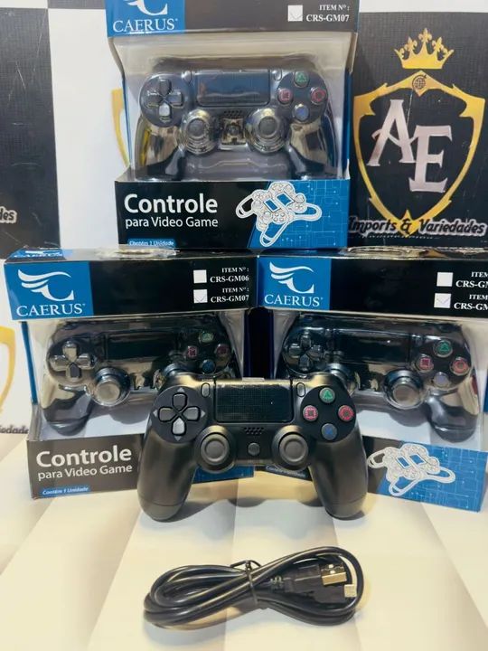 Controle para Playstation com fio- Novo - Foto 4