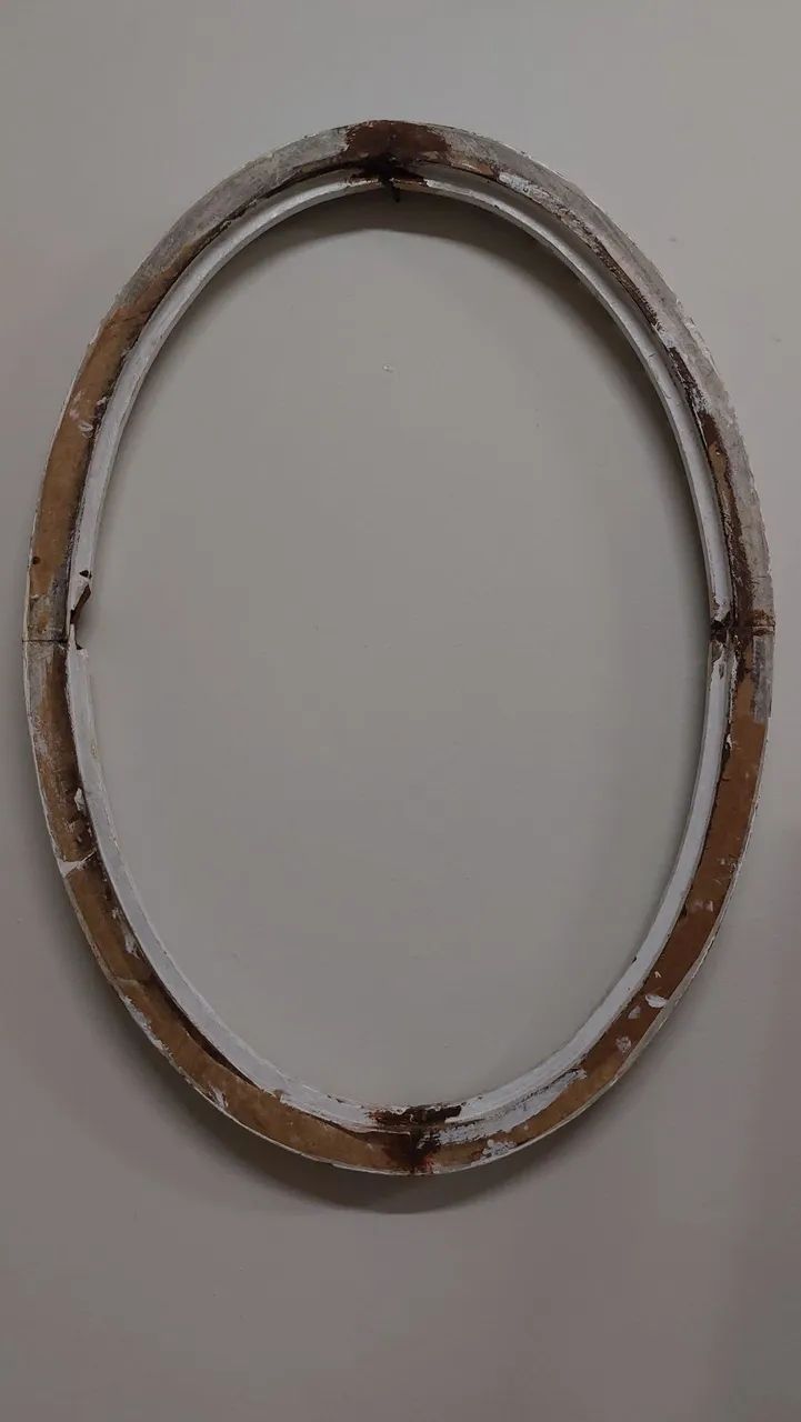 Moldura Espelho Oval Luís XV  - Foto 5