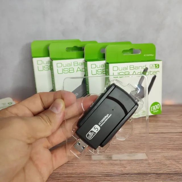 Adaptador Wifi 5ghz Dual Band Ac1300mbps Bluetooth 4.2 Entrega GRÁTIS - Foto 3