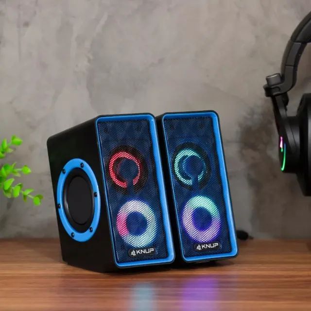 Caixa de Som KNUP Hórus RO826 2.0 Multimedia Speaker