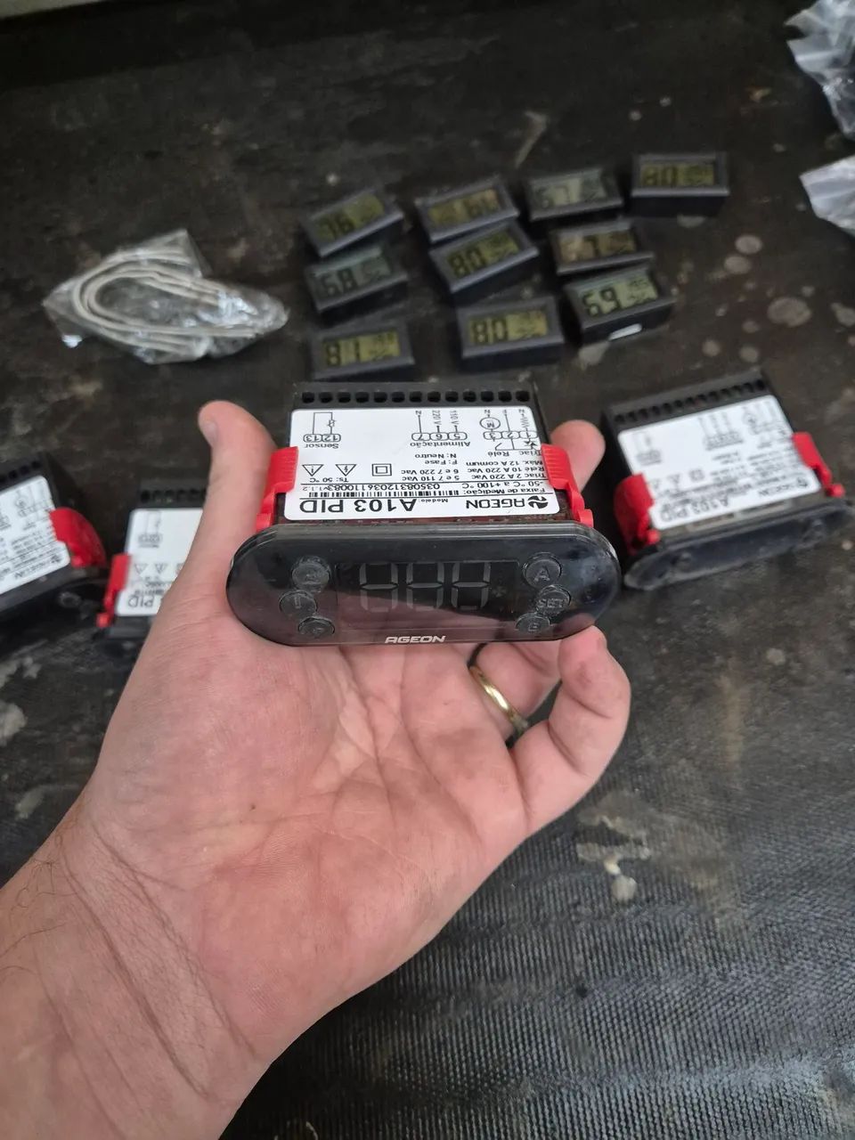 4 Controladores PID A103 pra chocadeiras e Sensor de Umidade - Foto 2