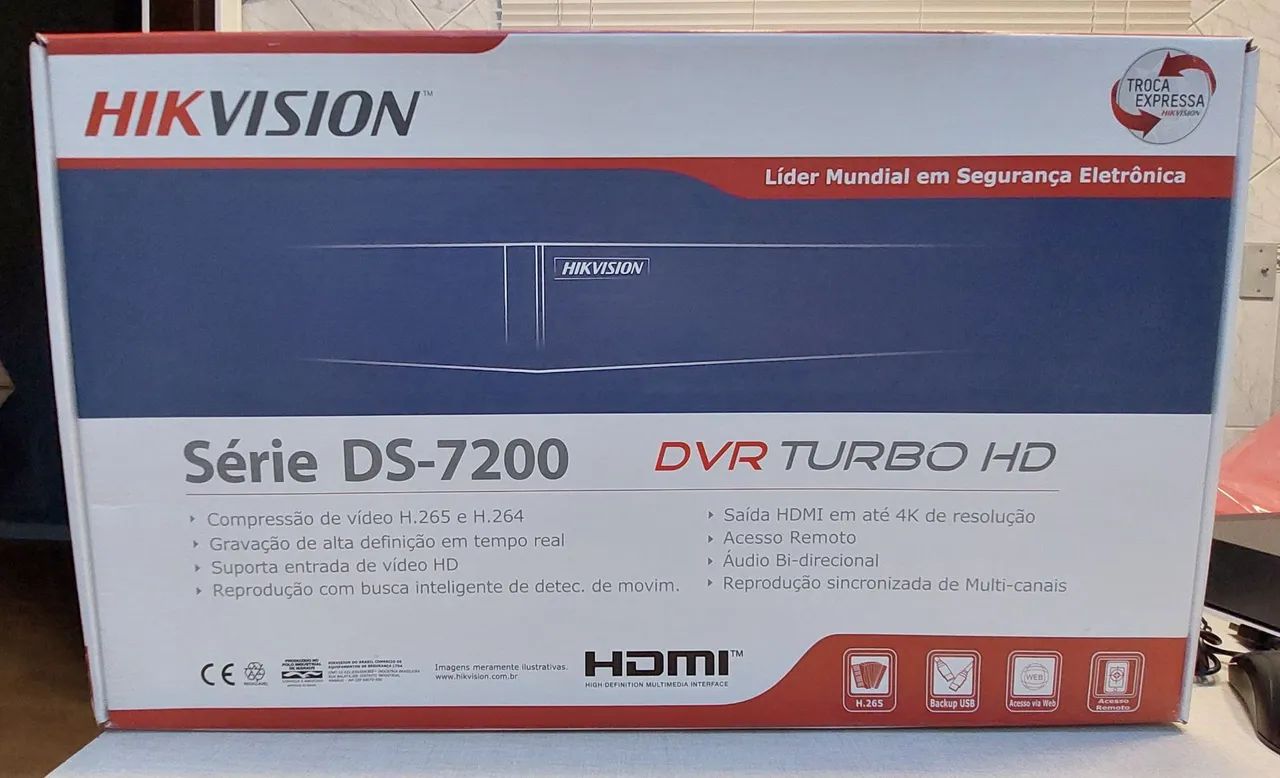 DVR Hikvision Série 7200 Turbo Hd 16 Canais - Foto 4