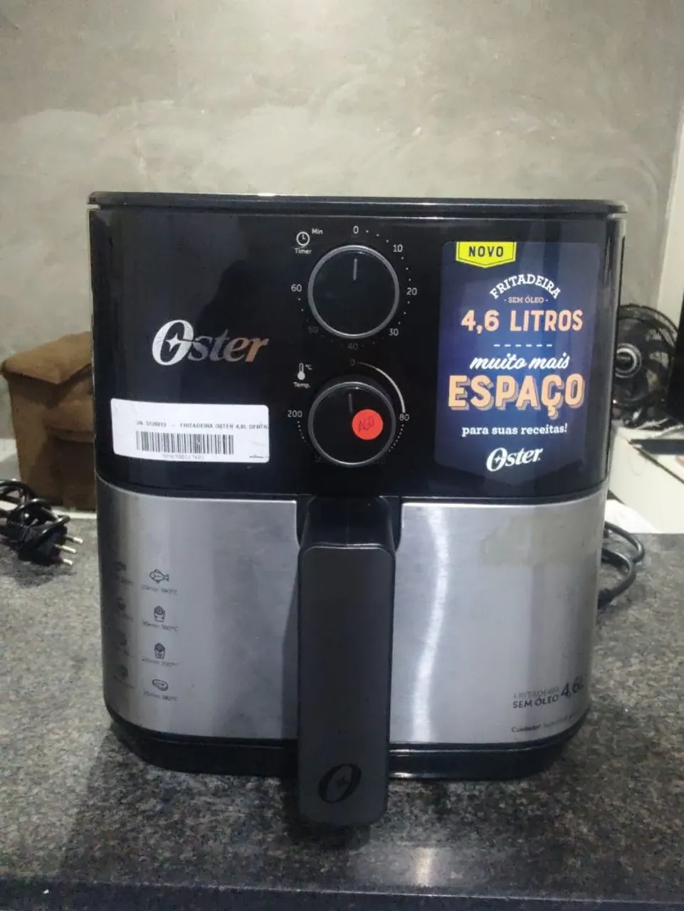 Fritadeira Elétrica Oster 4.6 Litros - Nova