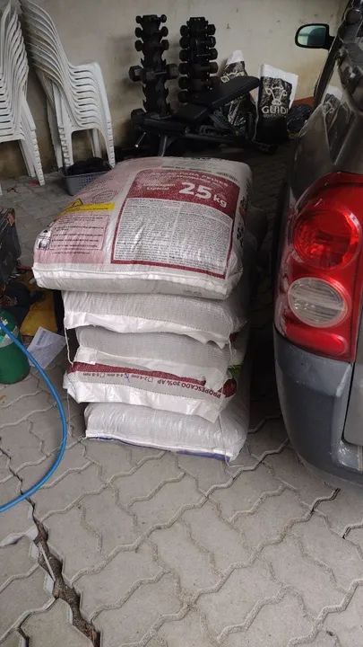 Sacos de ração para peixe 25kg