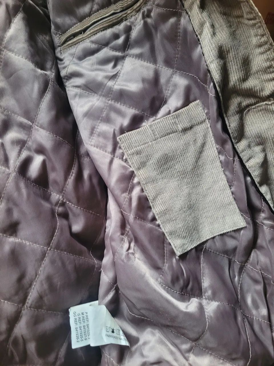 Jaqueta de Corduroy Marrom - Estilo Clássico - Foto 3